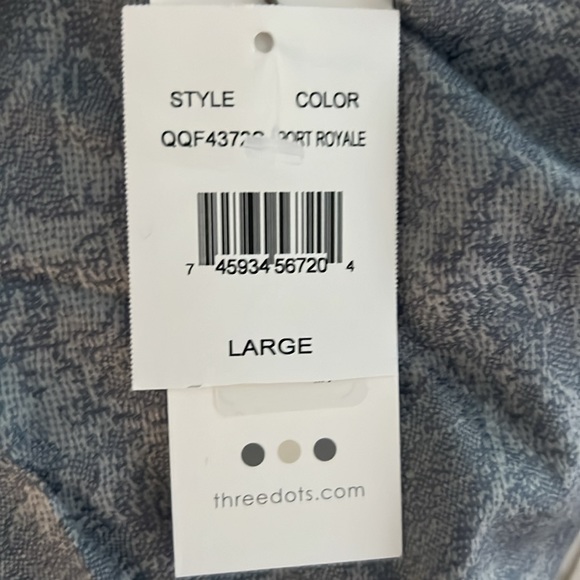 NWT.  Three dot burgundy cowl neck sweater.   Excellent condition. - Picture 2 of 2